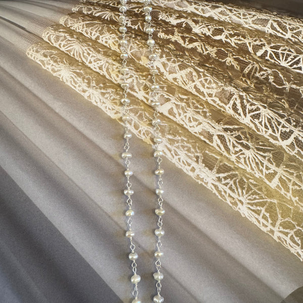 ‚Pearl‚ rosary chain | 925 silver