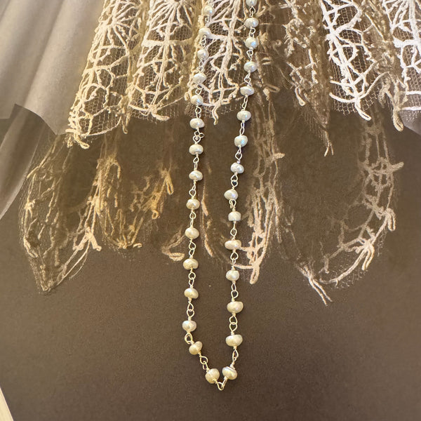 ‚Pearl‚ rosary chain | 925 silver