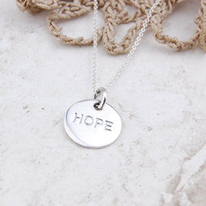 'hope’ necklace | 925 silver